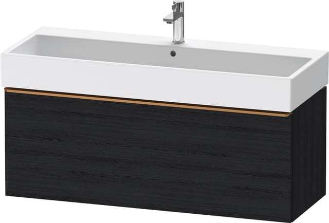 Duravit Waschtischunterschrank D-Neo 118,4x44,2cm, b geb/Ei s, 1 Ausz., wandhängend