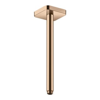 hansgrohe Deckenanschluss softsquare Axor 300mm, polished red gold, eckig