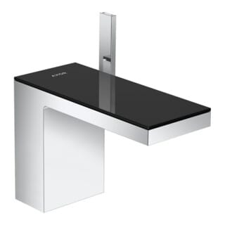 hansgrohe Waschtisch-Einhebelmischer 110 Axor MyEdition A 150mm, m Pus-Op-Abl, m Pl, cr/Schw.-gl