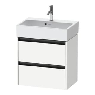 Duravit Waschtischunterschrank Ketho.2 Compact 58,4x39x54,9cm, 2 Schub., wandhängend, we. ma