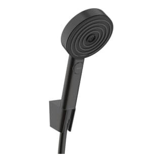 hansgrohe Brausehalter-Set Pulsify Sel. S 105 1600mm Schlauch, matt-sw, Relaxat, 3jet