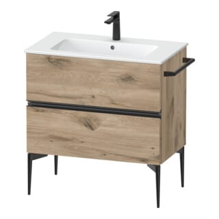 Duravit Waschtischunterschrank wandhängend Sivida 81x59,1x47,7cm, 2 Schub., E Marm, Gr. sw