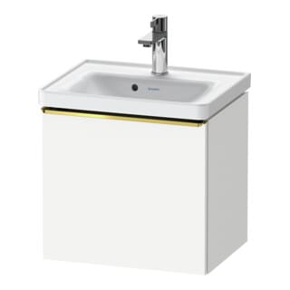 Duravit Waschtischunterschrank D-Neo 48,4x37,2x44cm, 1 A, wd, gol pol/weiß ma