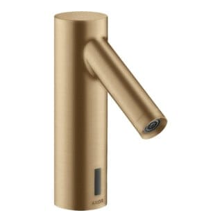 hansgrohe Elektronischer Waschtischmischer Axor Starck m Temp-Voreinst, Batt, brush. bron