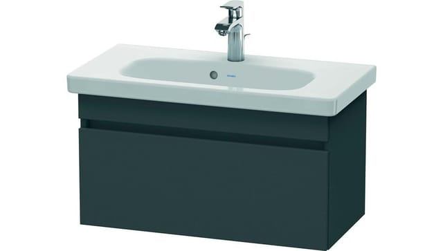 Duravit Waschtischunterschrank Com DuraStyle 73x36,8cm, graphit matt, 1 Auszug