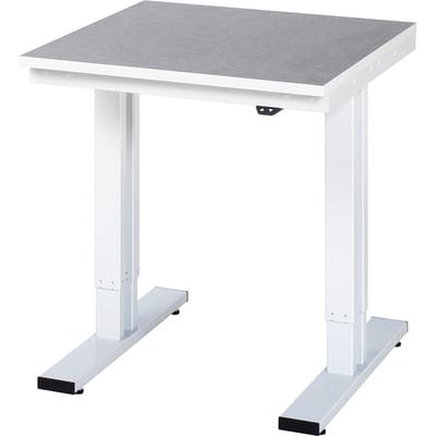 RAU Werktisch adlatus 300 elektrisch höhenverstellbar Linoleum-/Universal-Platte 750 mm x 800 mm