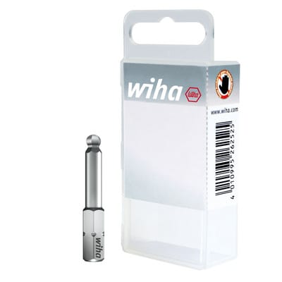 Wiha Bit Set Standard 25 mm Sechskant-Kugelkopf 3-tlg. 1/4" in Box