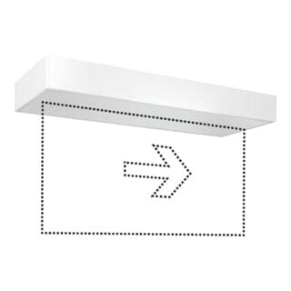 ESYLUX LED-Notleuchte ws 3h, f.AP-/Deckenmon. SLXELLED#EN10077371