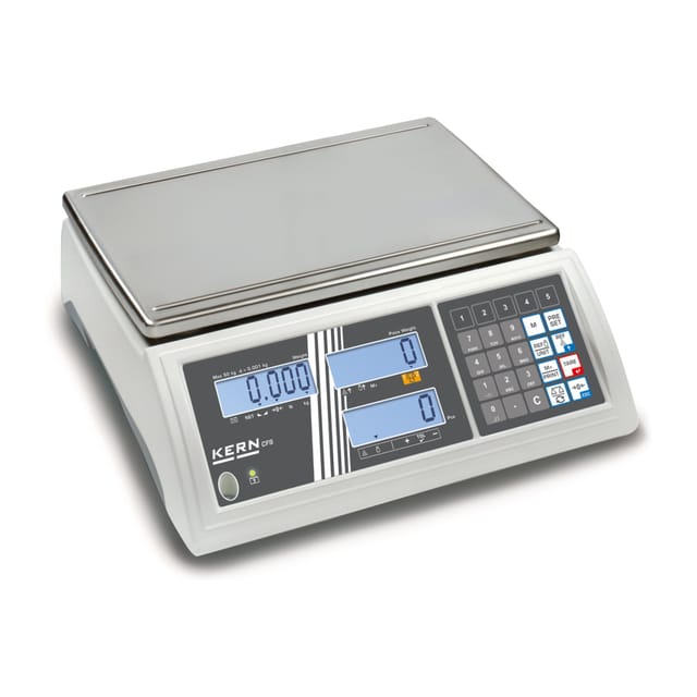 Kern Zählwaage CFS 50K-3+C kalibriert, Wägebereich 50 kg, Ablesbarkeit 1 g