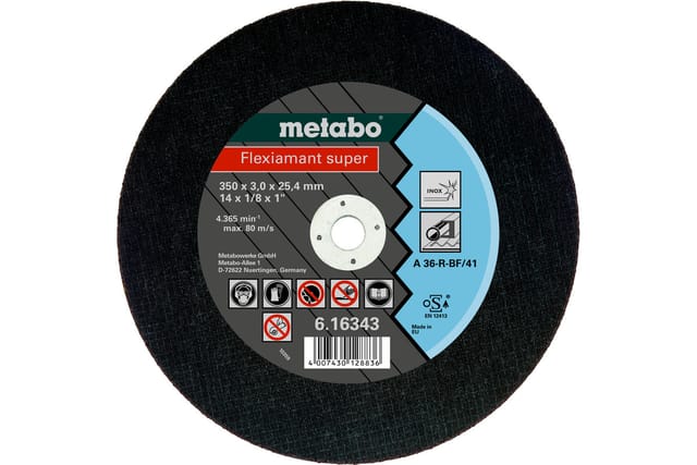 Metabo Flexiamant super 350x3,0x25,4 Inox, Trennscheibe, gerade Ausführung
