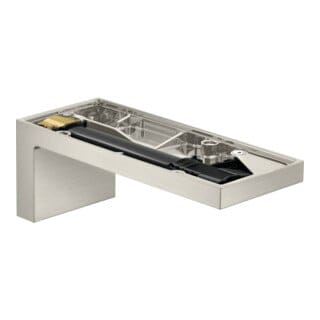 hansgrohe Wanneneinlauf Axor MyEdition A 176mm, Wd, o. Pl., Edelstahl-Optik