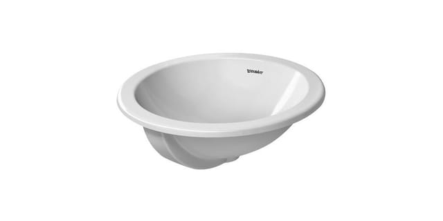 Duravit Einbauwaschtisch Architec d 47cm, we, Einb. v o, o HL u HLB, m ÜL