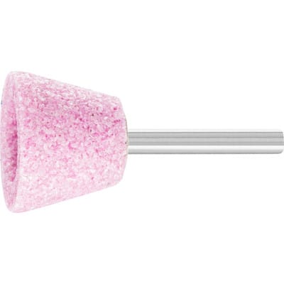 PFERD TOOLS STEEL EDGE Schleifstift Topfform Ø 32x25 mm Schaft-Ø 6 mm A24 für Stahl- und Stahlguss