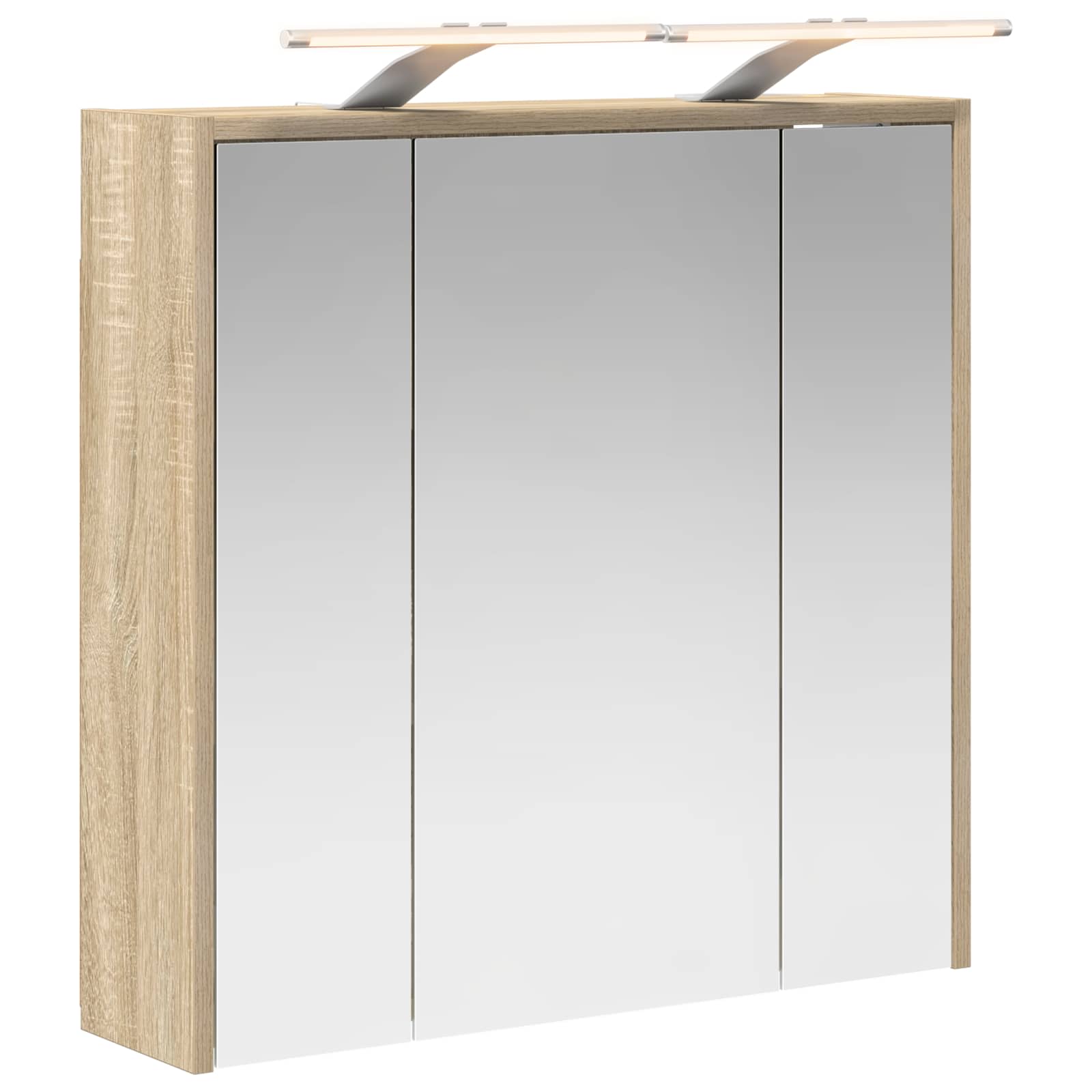 Maison Exclusive - Badezimmerspiegelschrank Sonoma-eiche 63,5 X 1