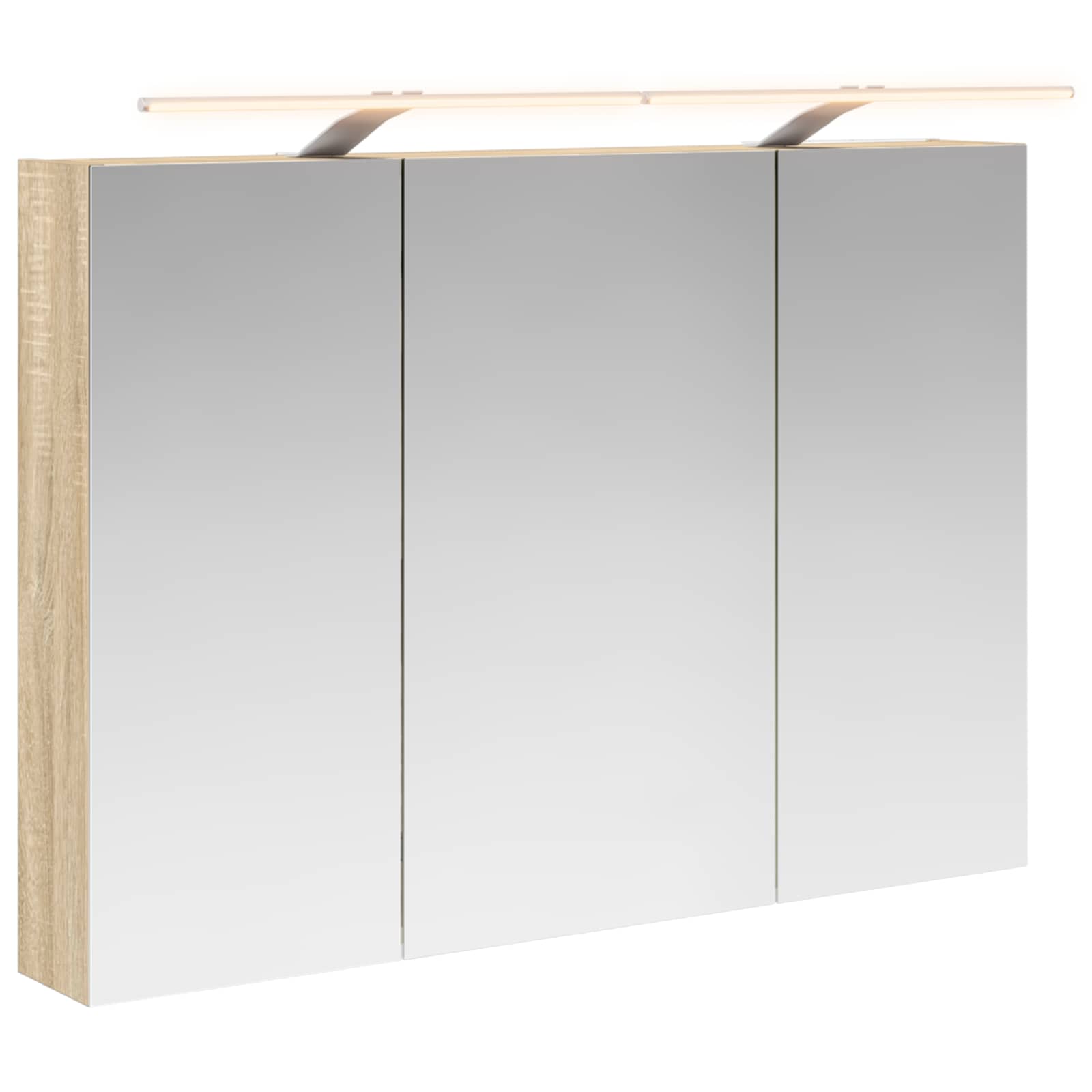 Maison Exclusive - Badezimmerspiegelschrank Sonoma-eiche 100 X 14