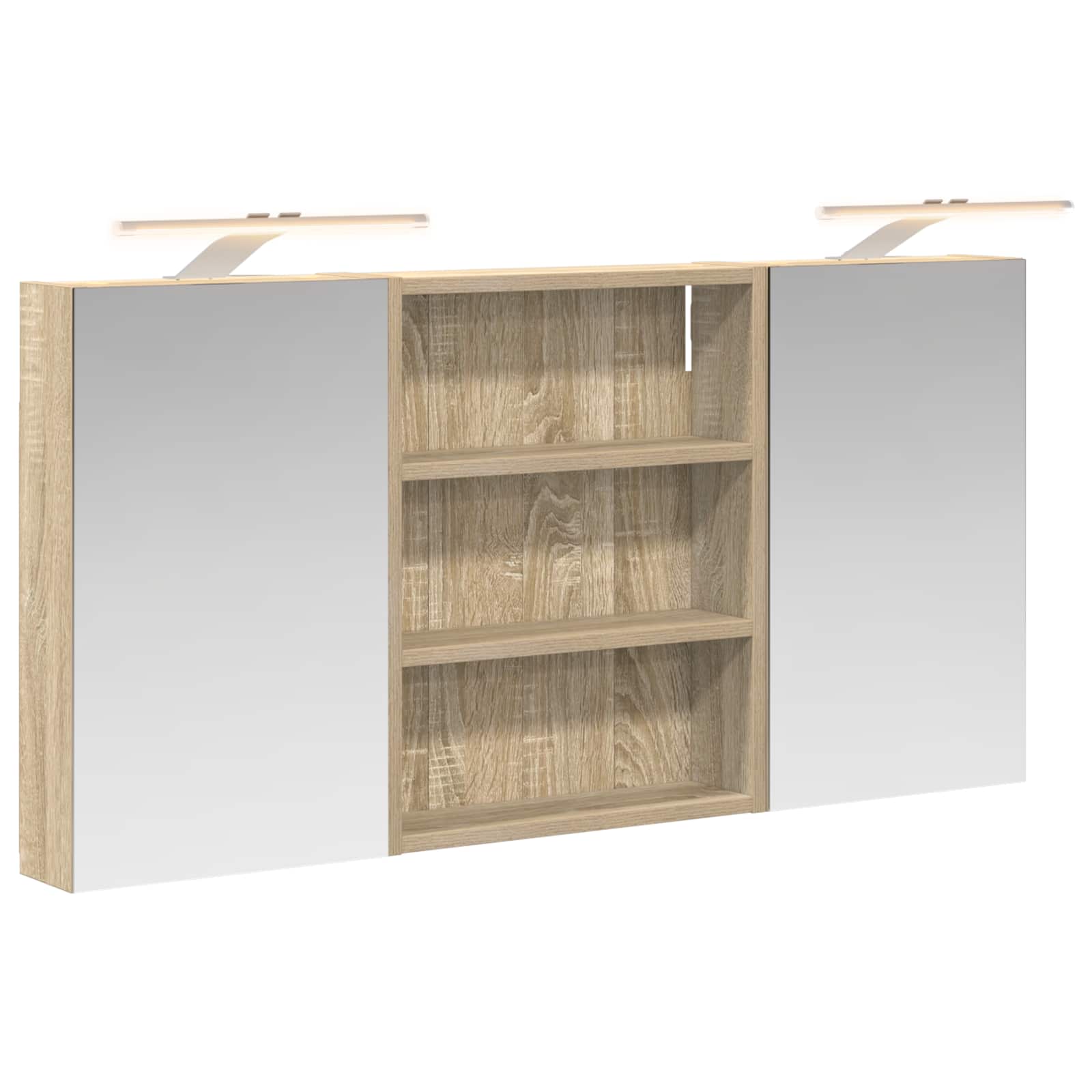 Maison Exclusive - Badezimmerschrank-set 3 Pcs 100 X 10,5 X 50 Cm