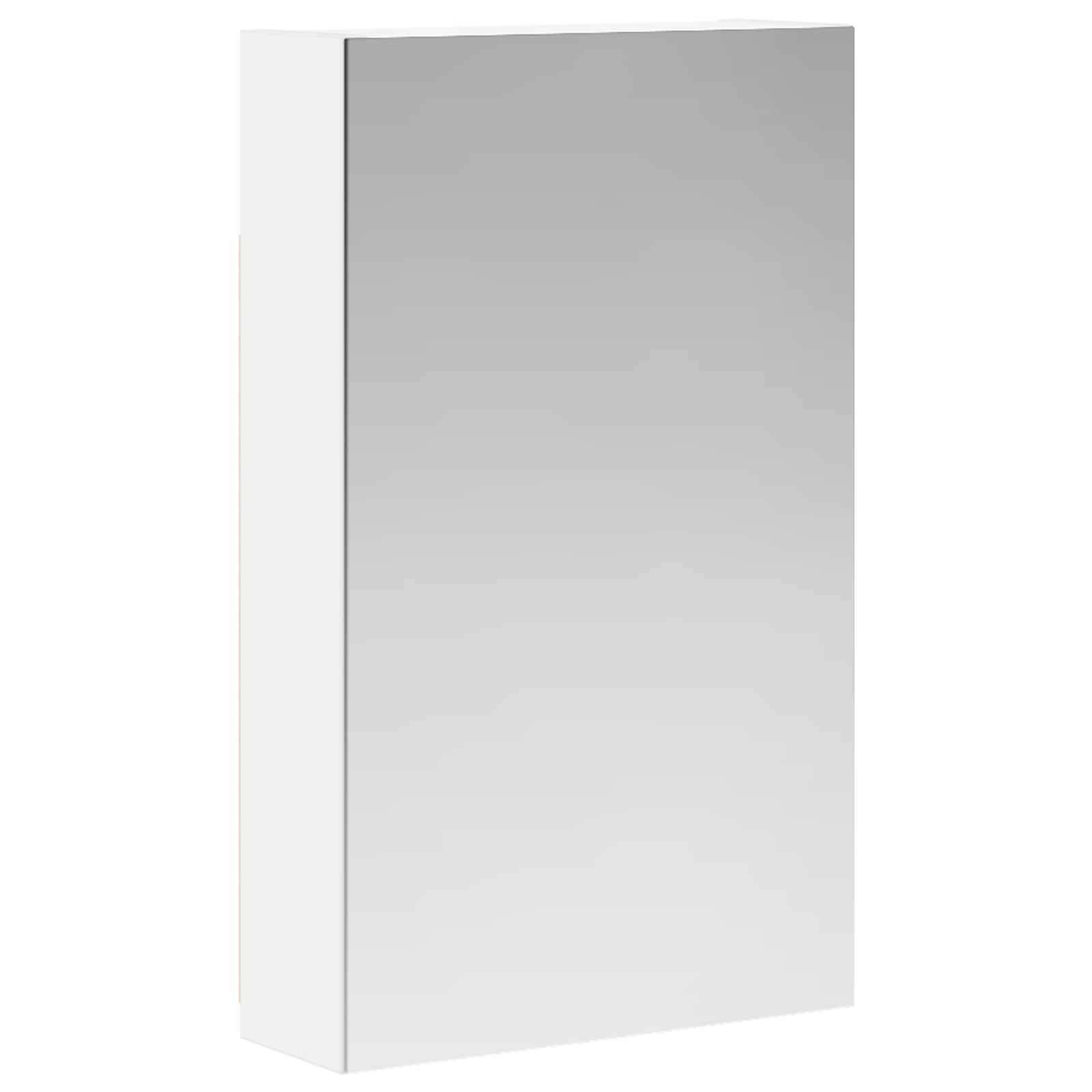 Maison Exclusive - Badezimmerspiegelschrank Weiß 30 X 10,5 X 50 C