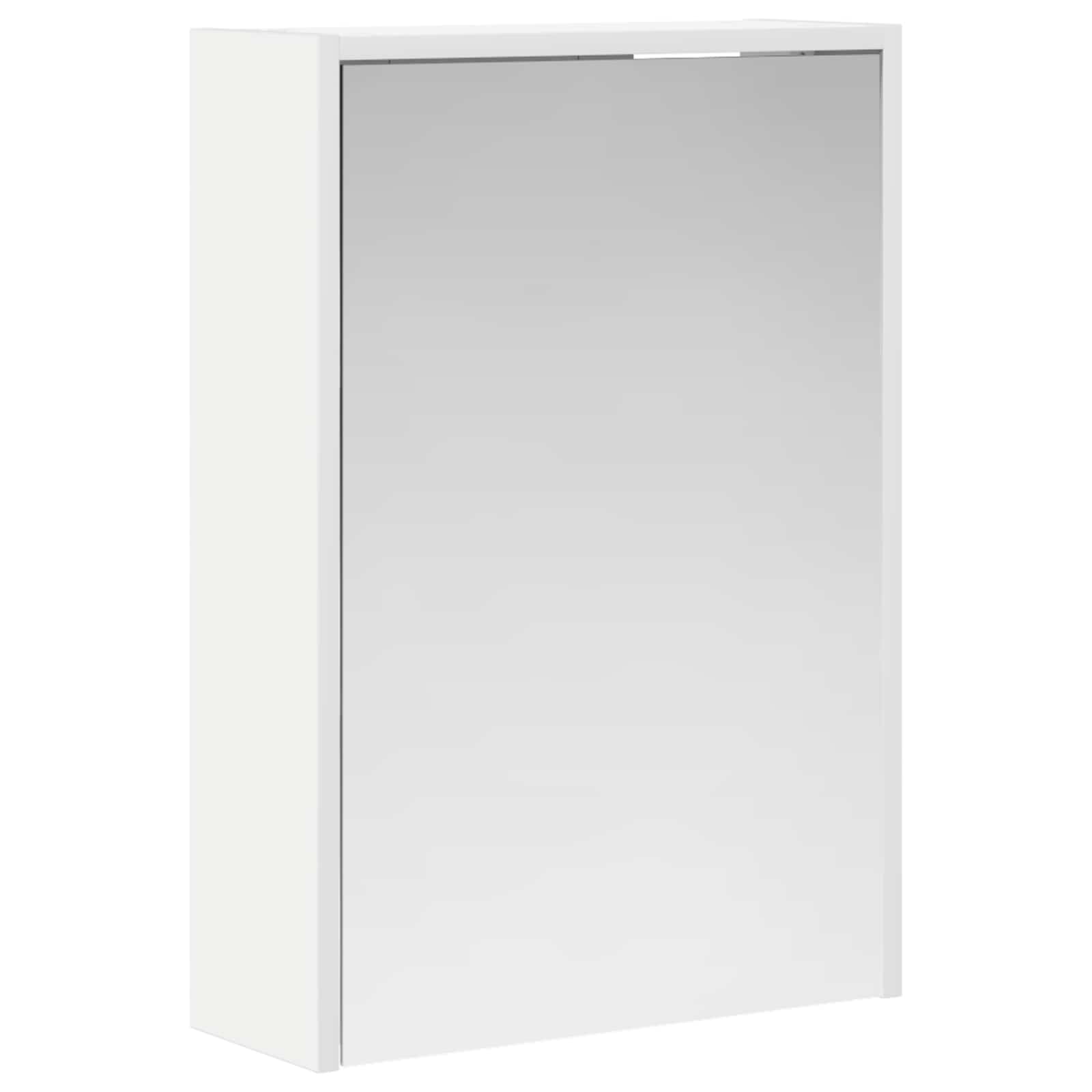 Maison Exclusive - Badezimmerspiegelschrank Weiß 43 X 16 X 62,5 C
