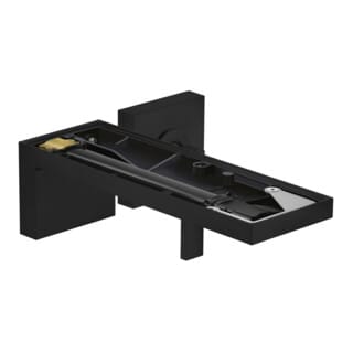 hansgrohe Fertigset Axor MyEdition UP-Waschtisch-Einhebelmischer, Ausl. 221mm, o. Pl., matt-sw