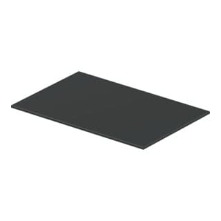 Duravit Glaseinleger DuraSquare 97x38cm, Sicherheitsglas, Flannel Grey