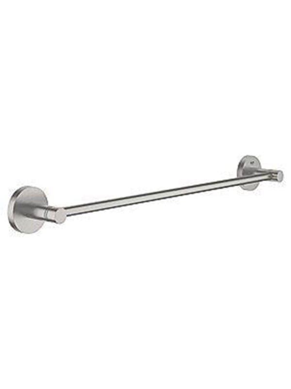 Grohe Badetuchhalter Essentials 45cm, supersteel, verdeckte Befestigung