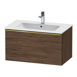 Duravit Waschtischunterschrank D-Neo 81x46,2cm, g pol/Nu dkl., 1 Ausz., wandhängend