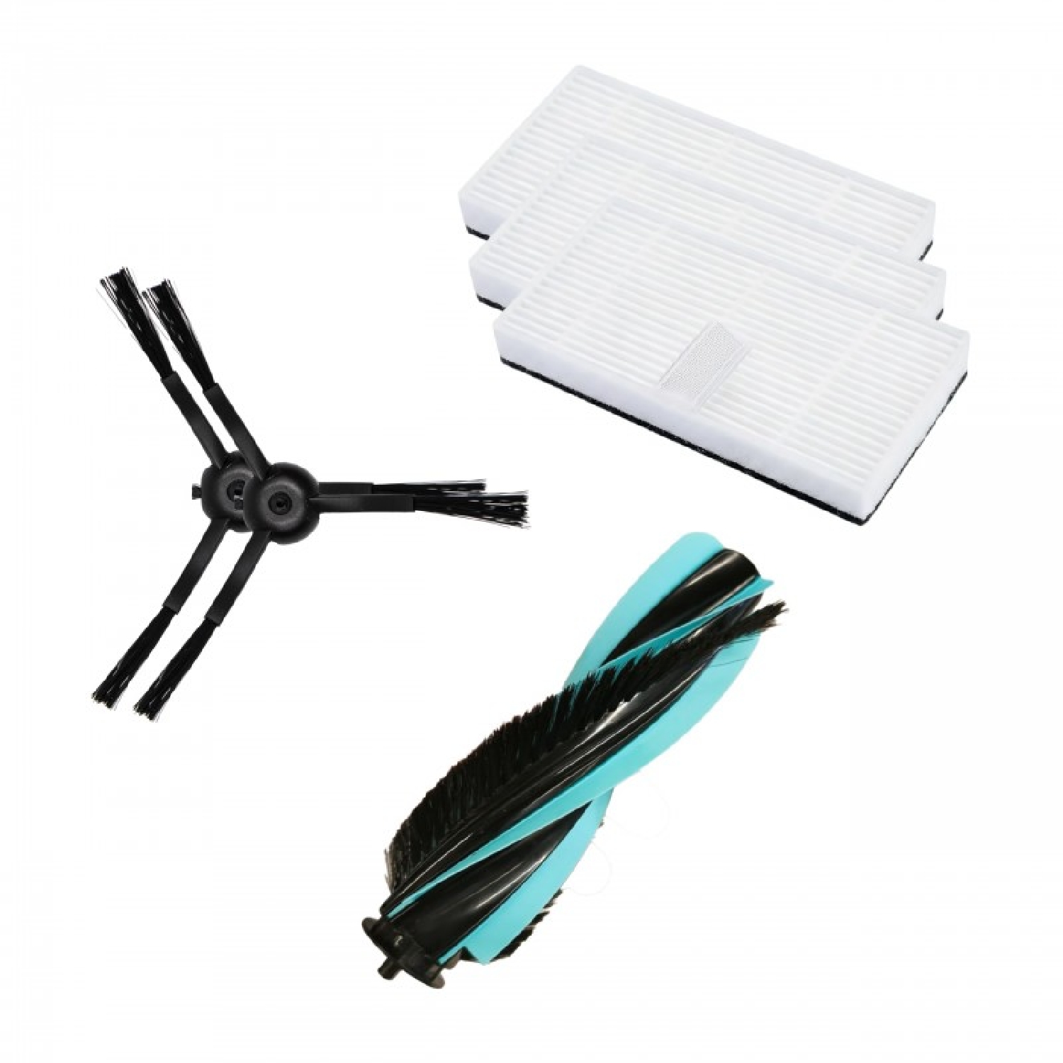 Cecotec Zubehör-set - Ersatzteile Für Conga X70. Enthält Hairless Antiwickel-bürste, 2 Seitenbürsten Und 3 Filter