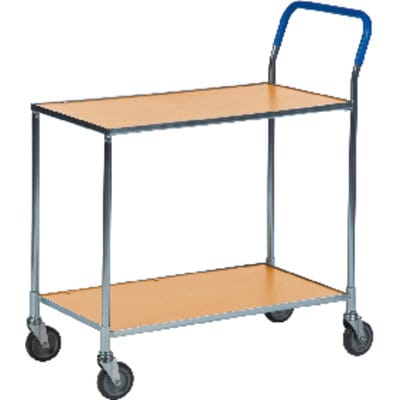 Tischwagen m. 2 Ladefl. Dekor Buche