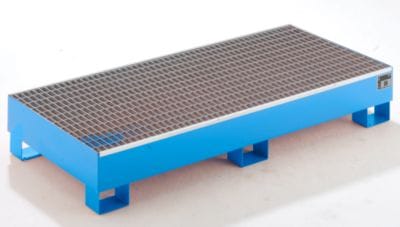 Bauer Südlohn Auffangwanne 2050, lackiert, Lichtblau