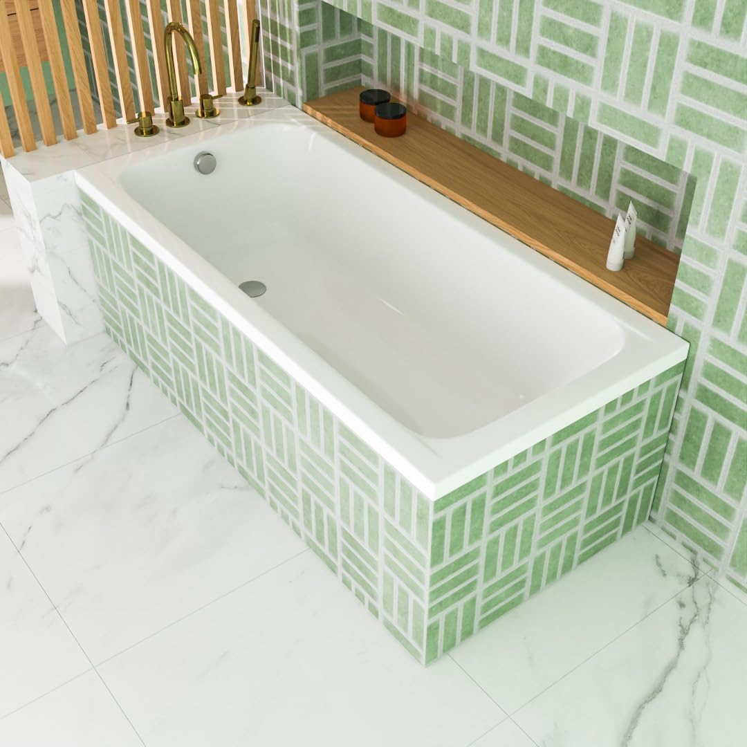 Ecolam Badewanne Basic 170x70 Cm Styroporverkleidung Zum Verfliesen Wanne Acrylwanne Rechteck Ablauf