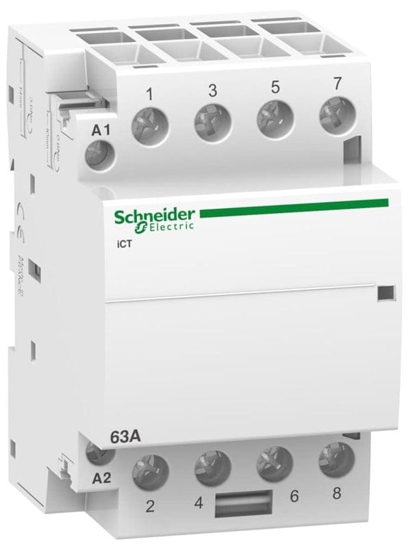 Schneider Electric Installationsschütz 4S 63A 220-240VAC A9C20864