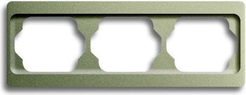 Busch-Jaeger Rahmen 3-fach palladium, waager. 1723 KA-260