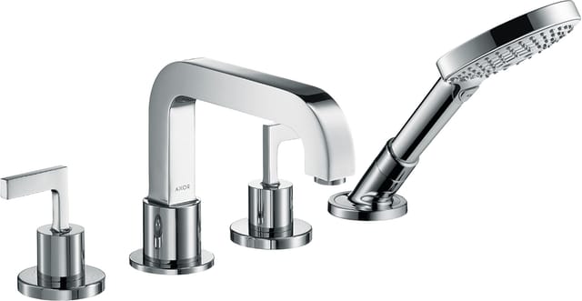 hansgrohe Fertigmontageset Axor Citterio 4-L-Fliese-Ar, m Hebelgr., Roset., chr