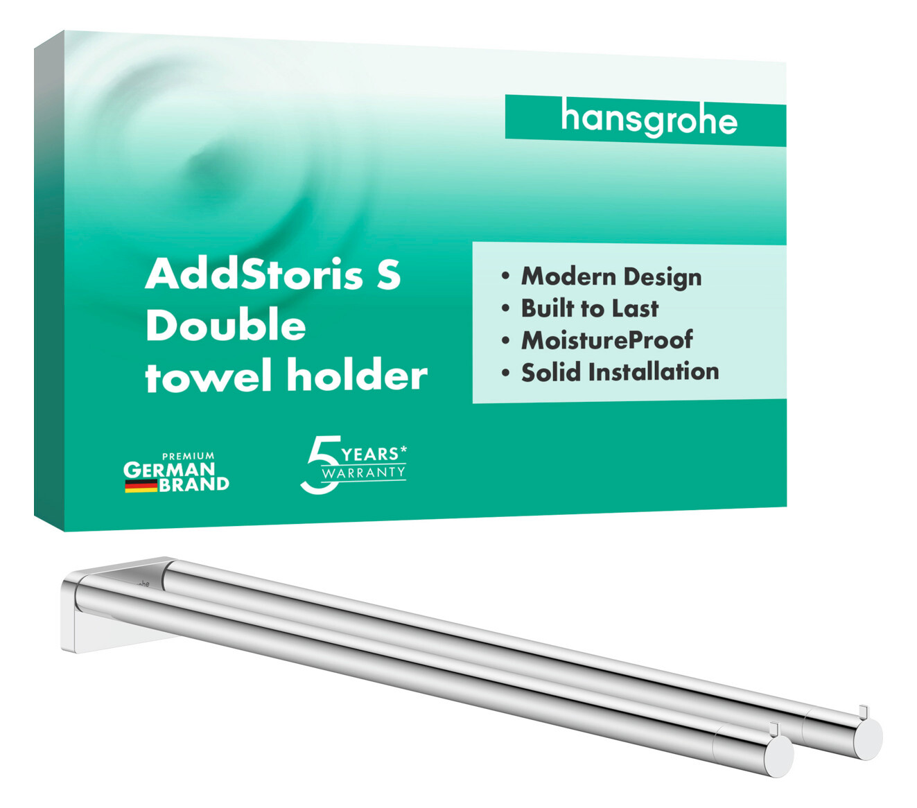 Hansgrohe 41787000 Handtuchhalter Addstoris S Zweiarmig