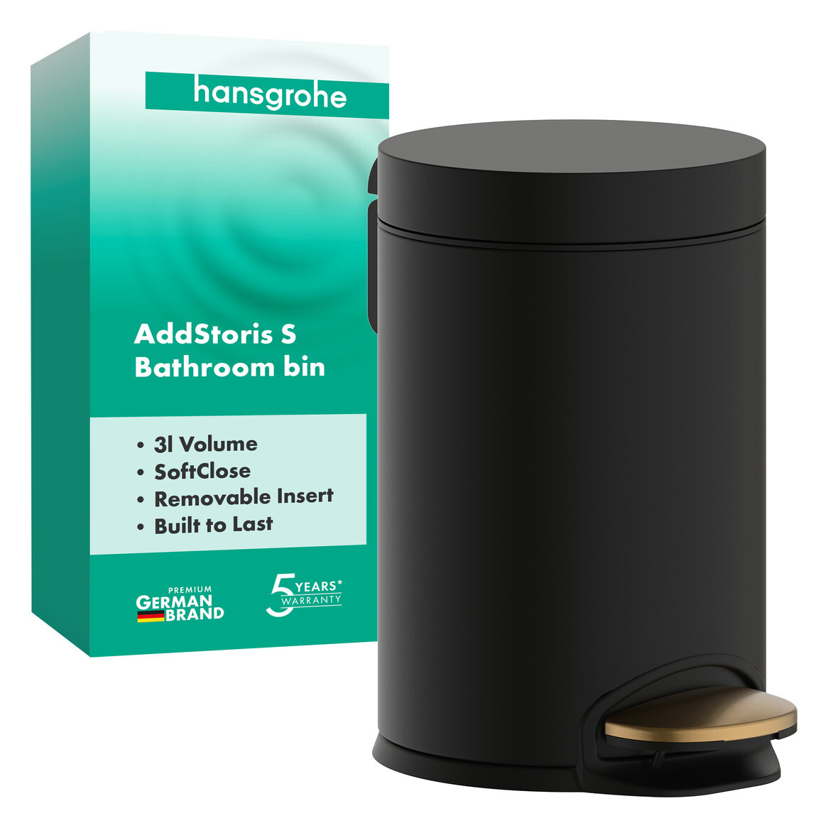 Hansgrohe 41775140 Addstoris Treteimer Bbr