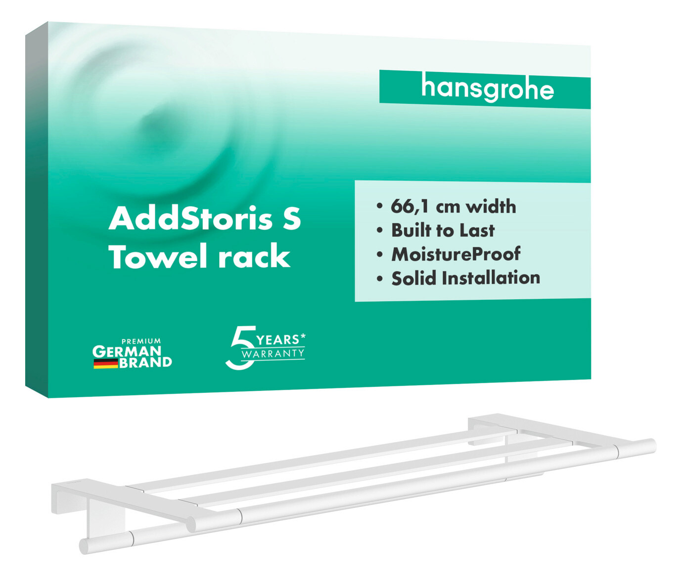Hansgrohe 41781700 Addstoris Handtucha.m.handtuchhalter