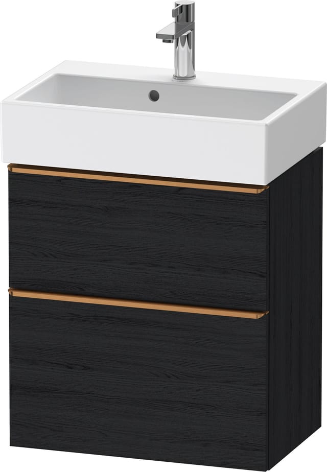 Duravit Waschtischunterschrank D-Neo Compact 58,4x37,2xcm, 1 Kast, 1 A, b geb/Ei sw