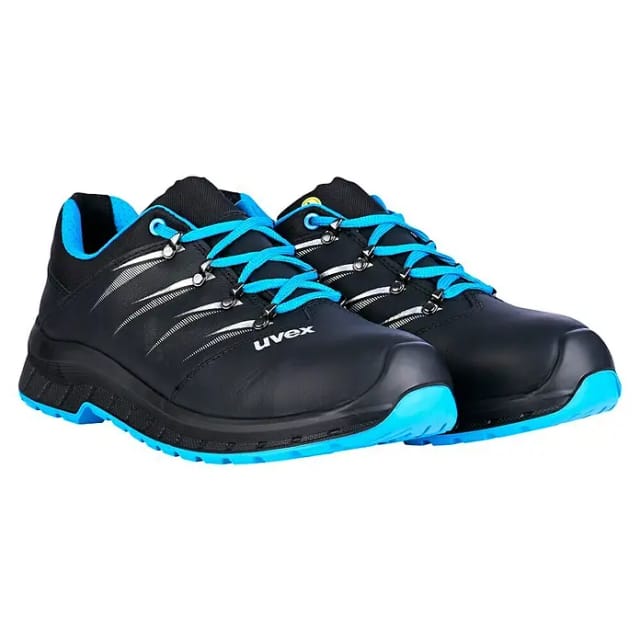 Uvex Halbschuh schwarz/blau uvex 2 trend, S3, EU-Schuhgröße: 43