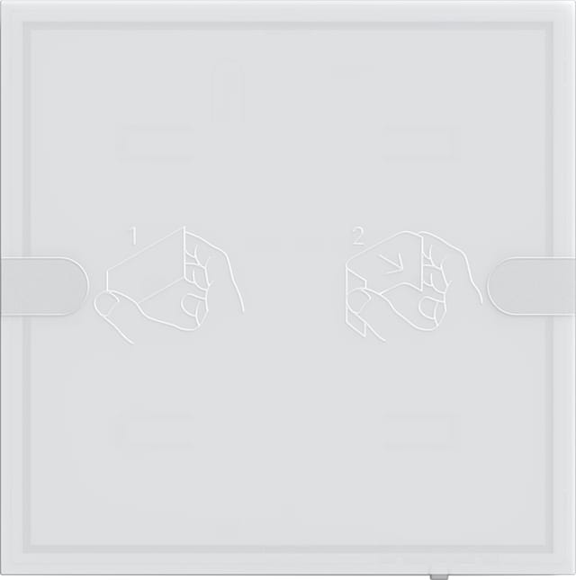 Gira KNX Tastsensor 4 Komfort 1f TS4 ws 5001003