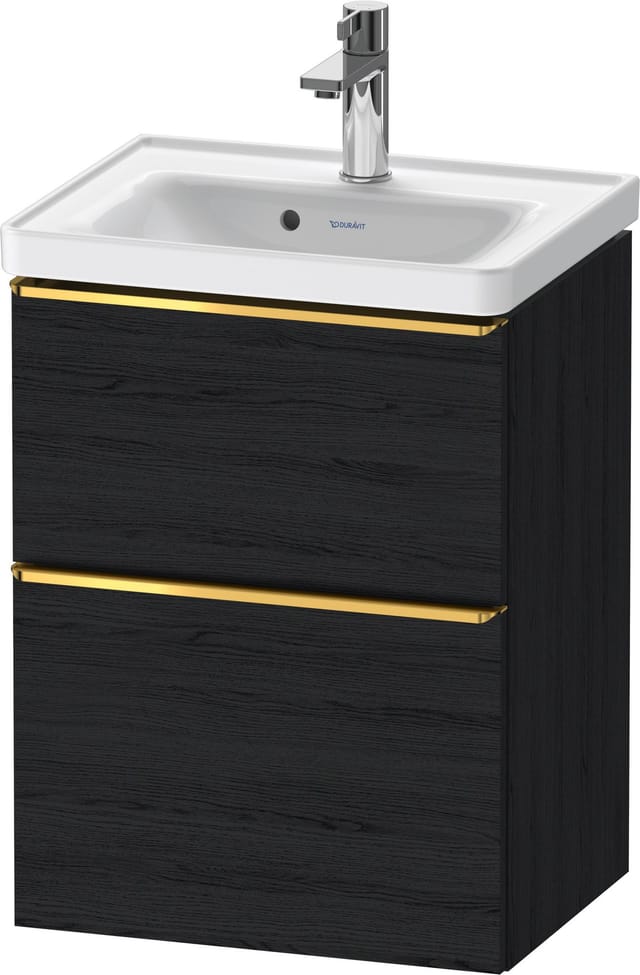 Duravit Waschtischunterschrank D-Neo 48,4x37,2x62,5cm, 1 Kast, g pol/Eiche sw