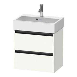 Duravit Waschtischunterschrank Ketho.2 Compact 58,4x39x54,9cm, 2 SBK, wandhängend, we. matt