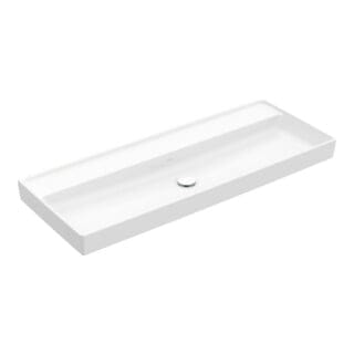 V&B Schrankwaschtisch Collaro 120x47cm, o ÜL, ohne Hahnloch, weiß