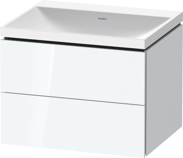 Duravit Möbel-Set L-Cube 60x48x48cm, o. Hahnl., we. hgl, 2 Schub.