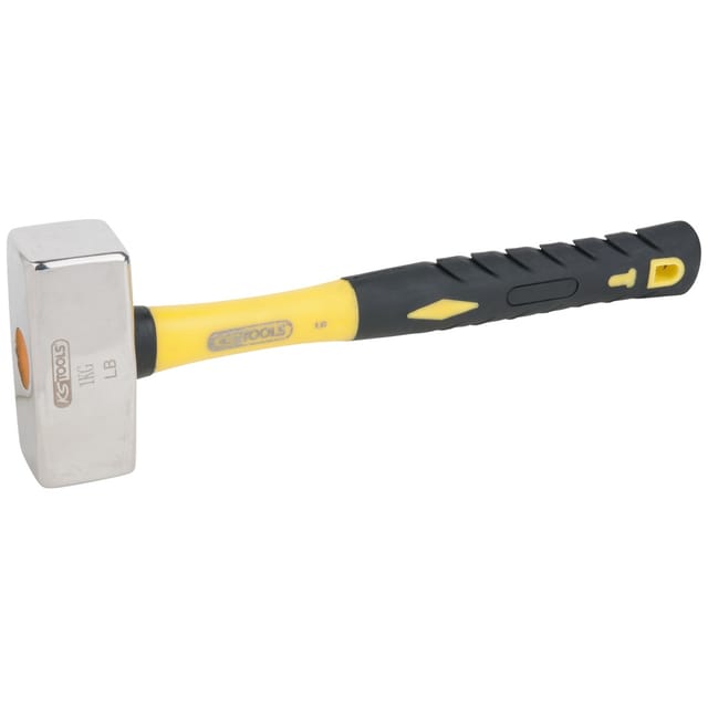 KS Tools EDELSTAHL Fäustel mit Fiberglasstiel, 3600g