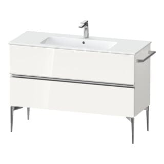 Duravit Waschtischunterschrank boden Sivida 121x59,1x47,7cm, 2 Schub., w g, Gr. chr
