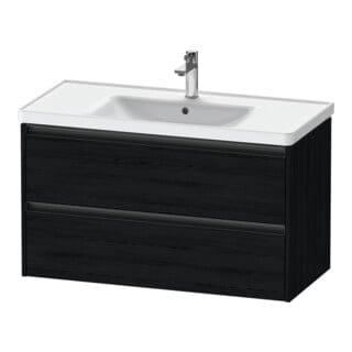 Duravit Waschtischunterschrank Ketho.2 98,4x45,5cm, Ei sw, 2 Schub., wandhängend