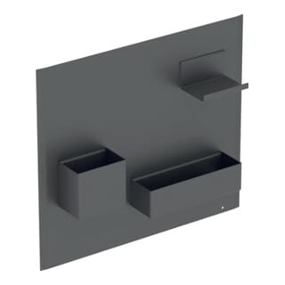 Geberit Magnetwand-Set Acanto 44,9x38,8x7,5cm, lava/lava matt