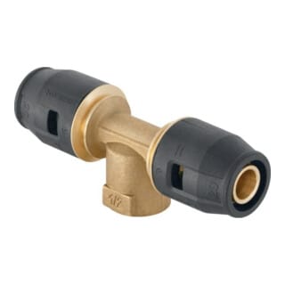 Geberit T-Stück PushFit d= 16x16mmxRp 1/2, mit IG, Messing