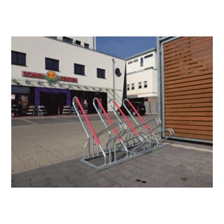 Schake Fahrradständer mit Anlehnbügel 4 Einstellplätze Länge 1400 mm