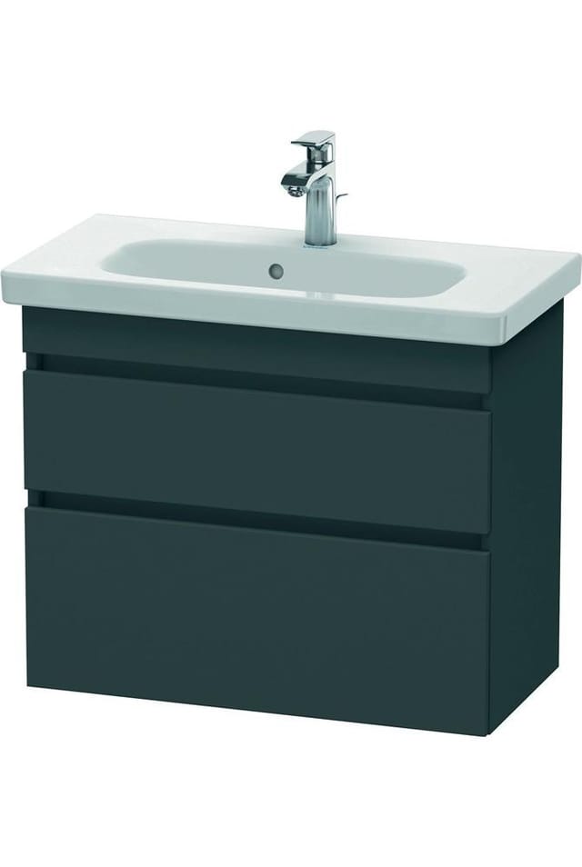 Duravit Waschtischunterschrank Com DuraStyle 73x36,8cm, graph ma, 2 SchKa., wandhängend